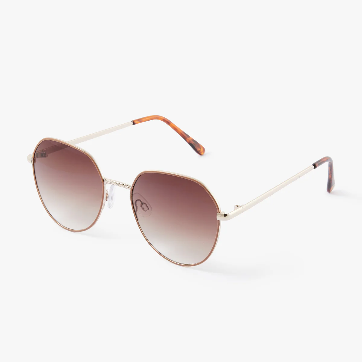 Lunettes en métal marron - Best - Image 3